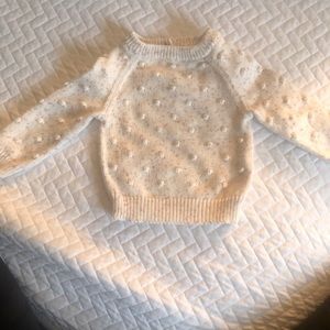 Jamie Kay dotty bubblegum sweater